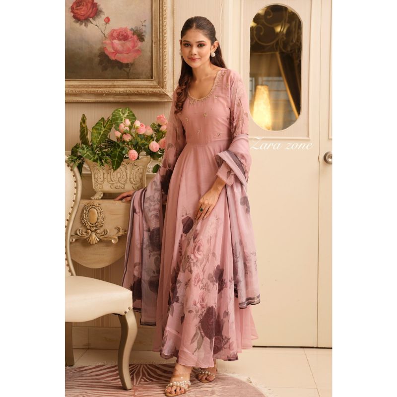 Pk inspired floral karchupi gown ✨